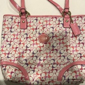 Coach heart tote ♥️💜